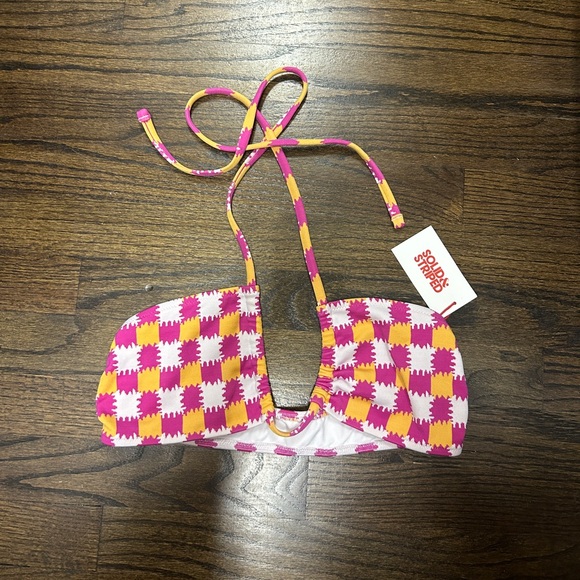 Solid & Striped Bikini Top - Picture 3 of 3